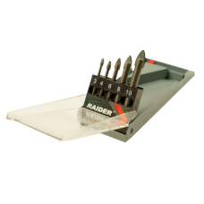 Set 5 burghie HSS plate pentru sticla si ceramica 3 - 10 mm Raider